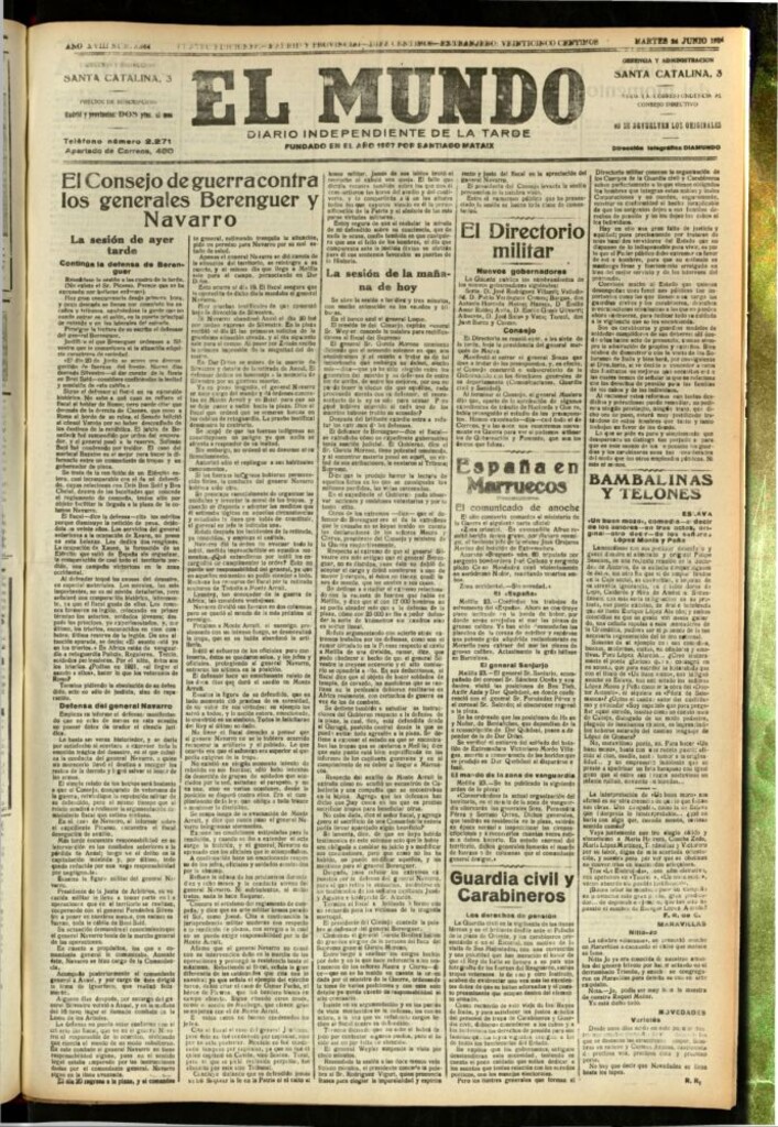 Miniatura de El Mundo del 24 de junio de 1924