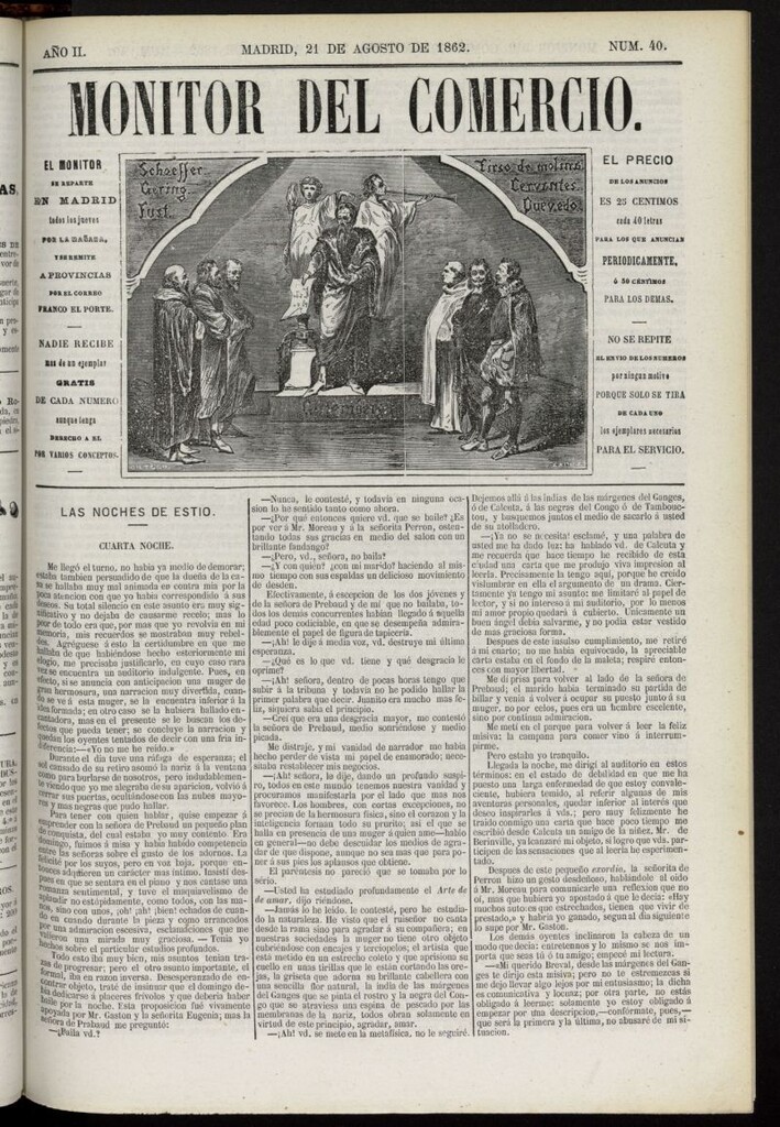 Miniatura de Monitor del Comercio del 21 de agosto de 1862, nº 40
