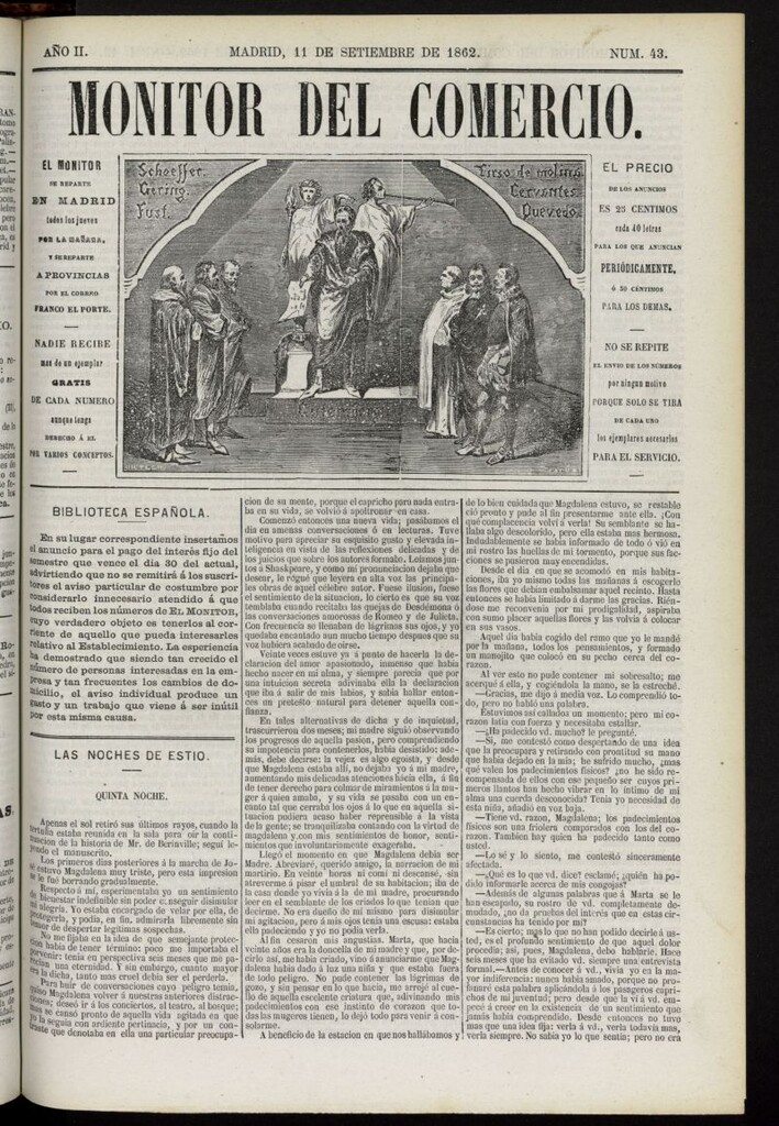 Miniatura de Monitor del Comercio del 11 de septiembre de 1862, nº 43