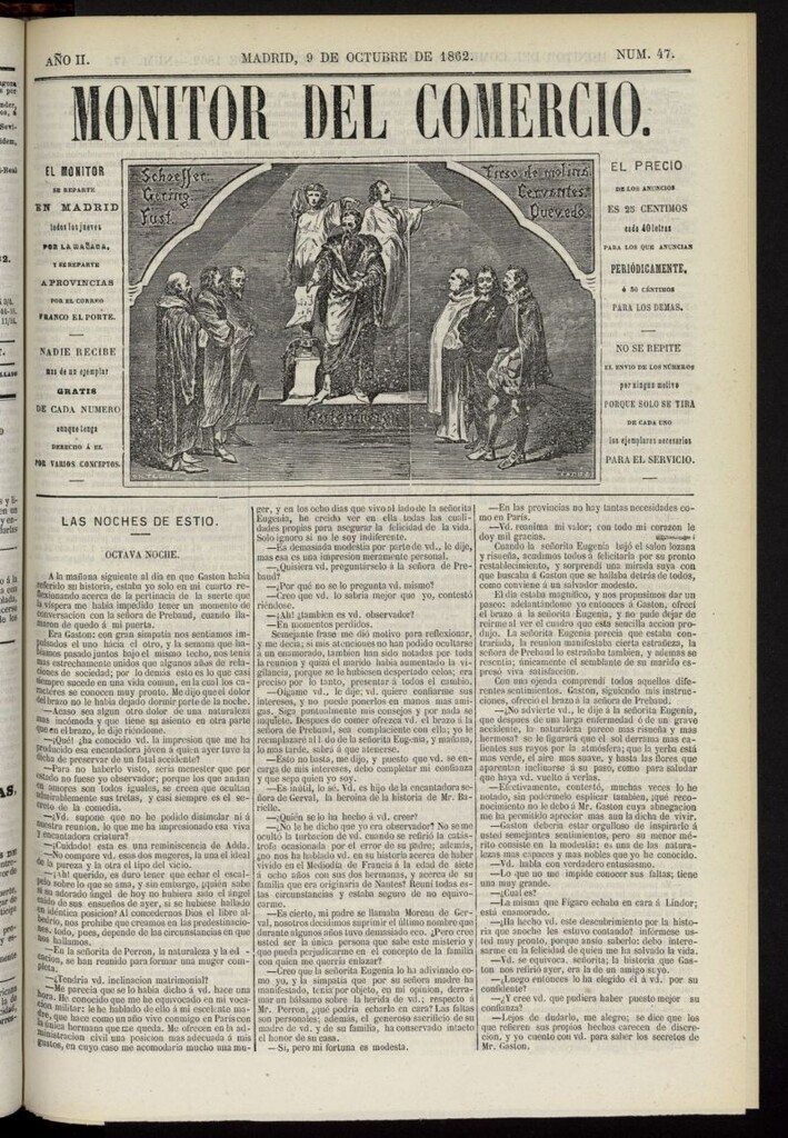 Miniatura de Monitor del Comercio del 9 de octubre de 1862, nº 47