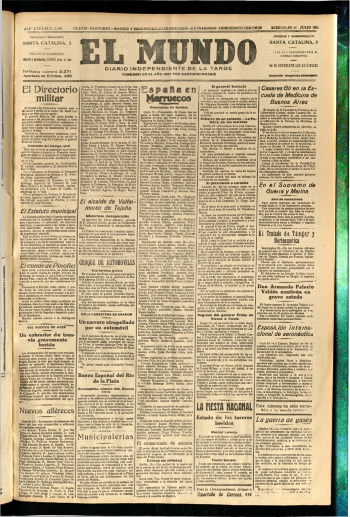 Miniatura de El Mundo del 16 de julio de 1924