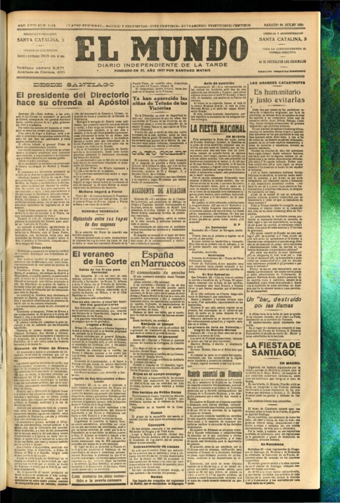 Miniatura de El Mundo del 26 de julio de 1924