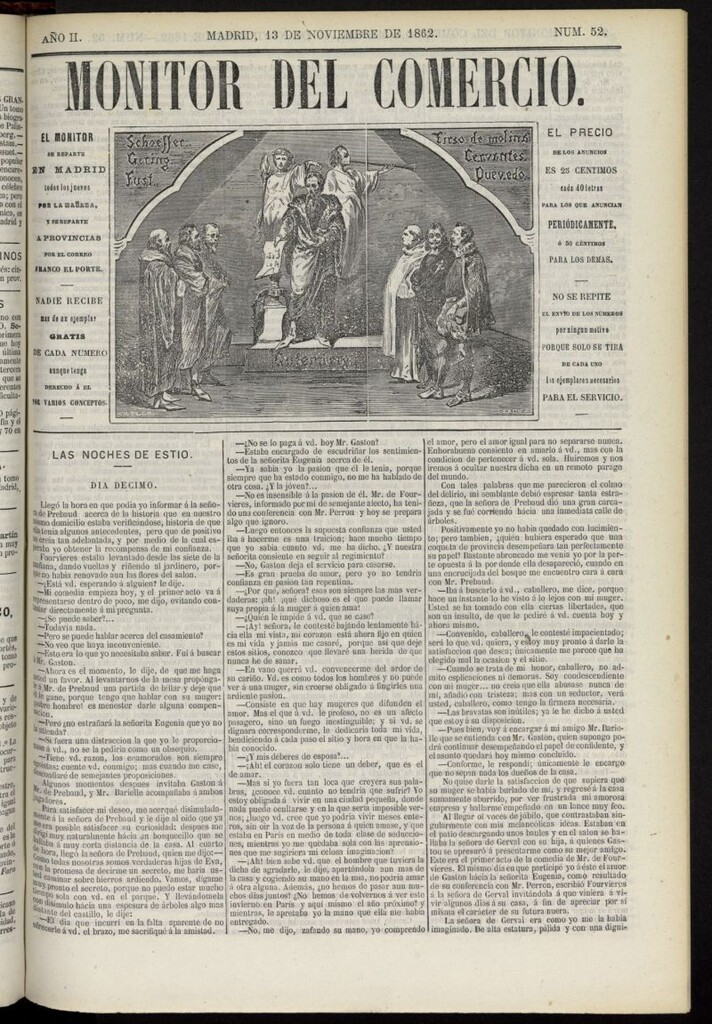 Miniatura de Monitor del Comercio del 13 de noviembre de 1862, nº 52