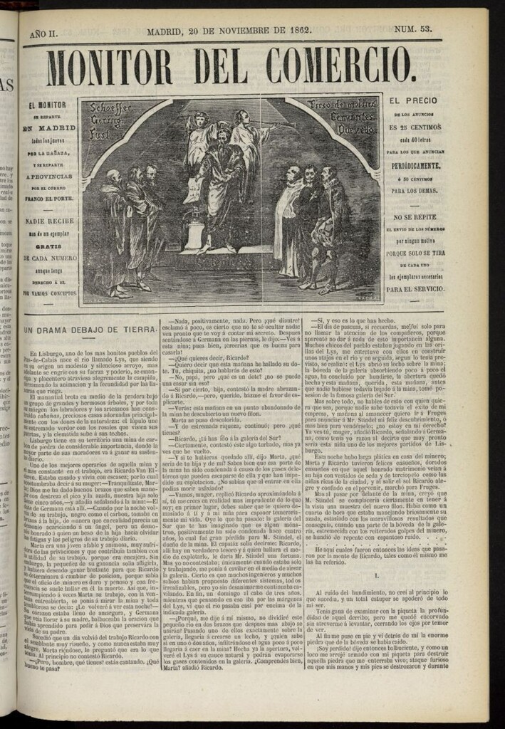 Miniatura de Monitor del Comercio del 20 de noviembre de 1862, nº 53