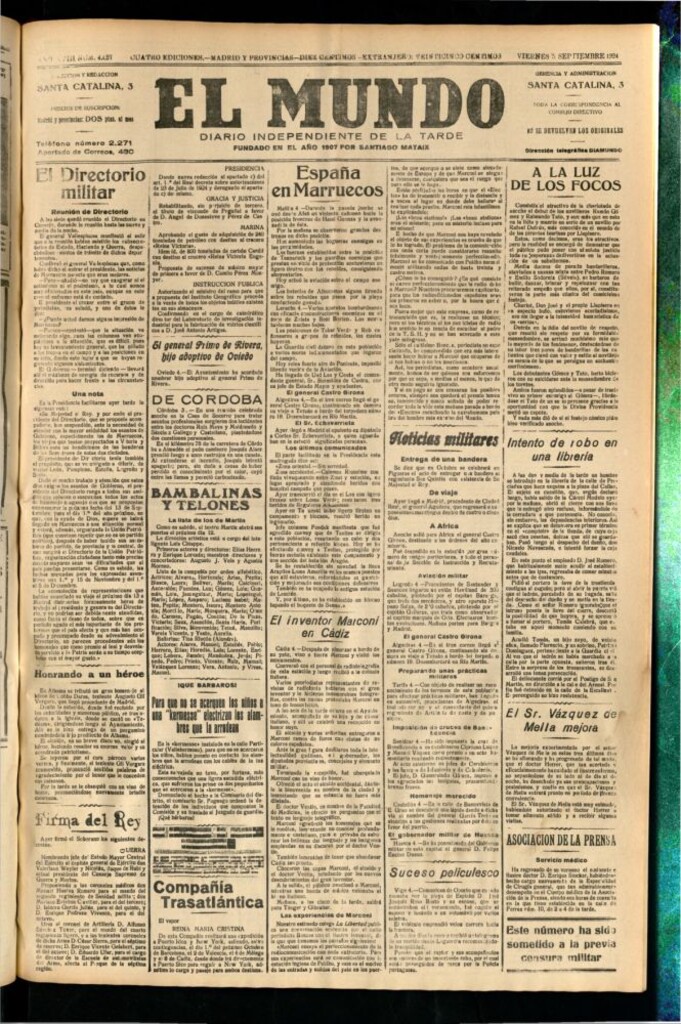 Miniatura de El Mundo del 5 de septiembre de 1924