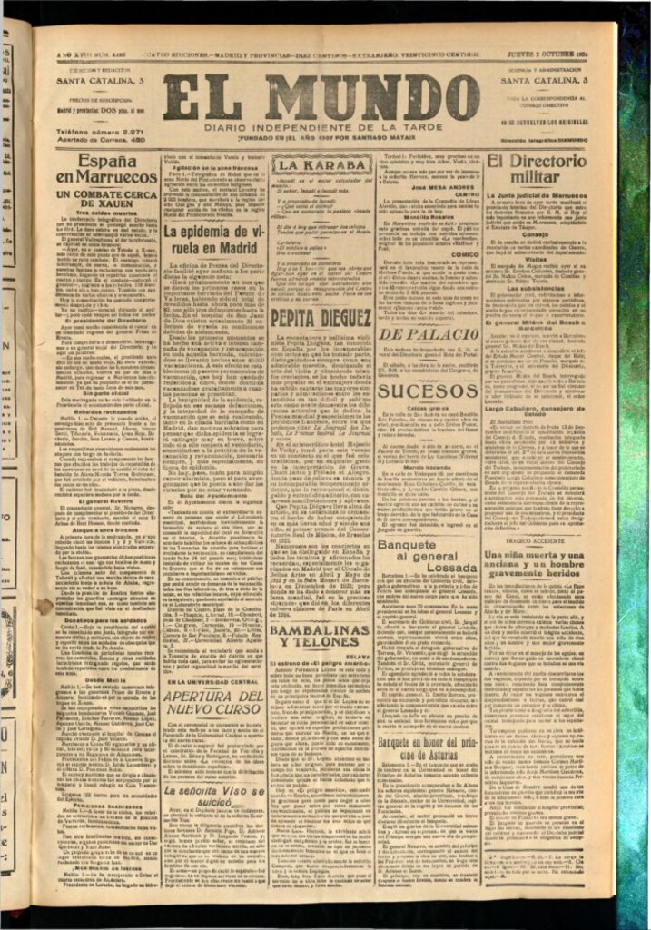 Miniatura de El Mundo del 2 de octubre de 1924