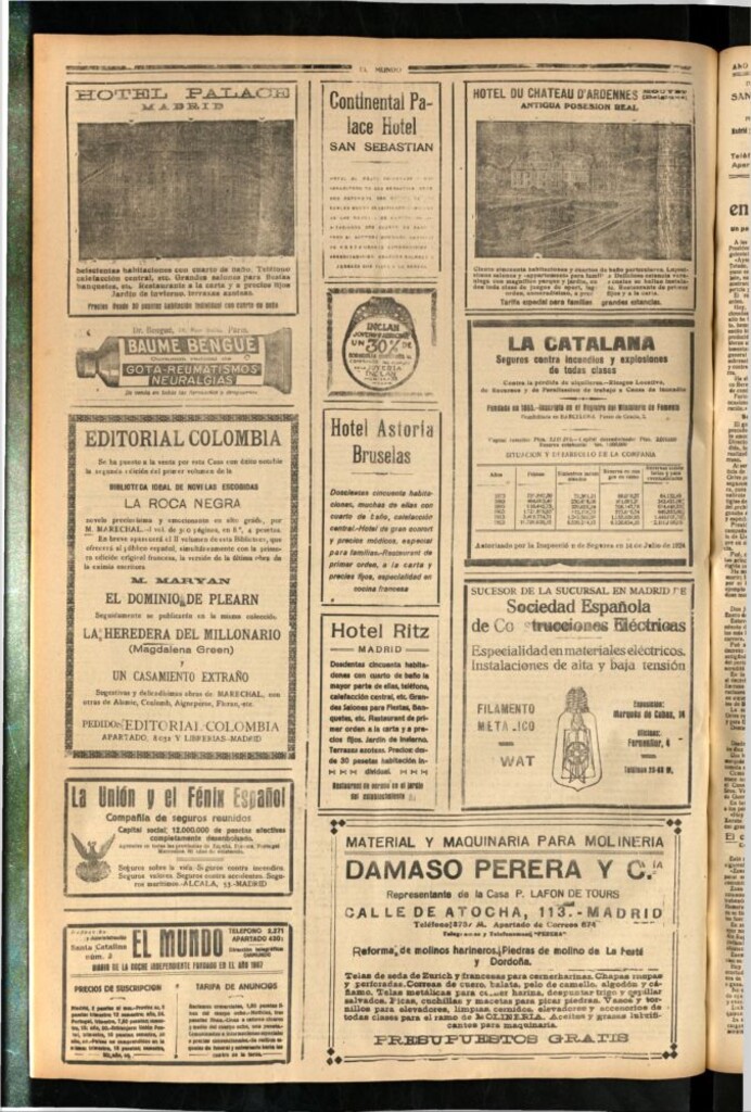 Miniatura de El Mundo del 19 de noviembre de 1924