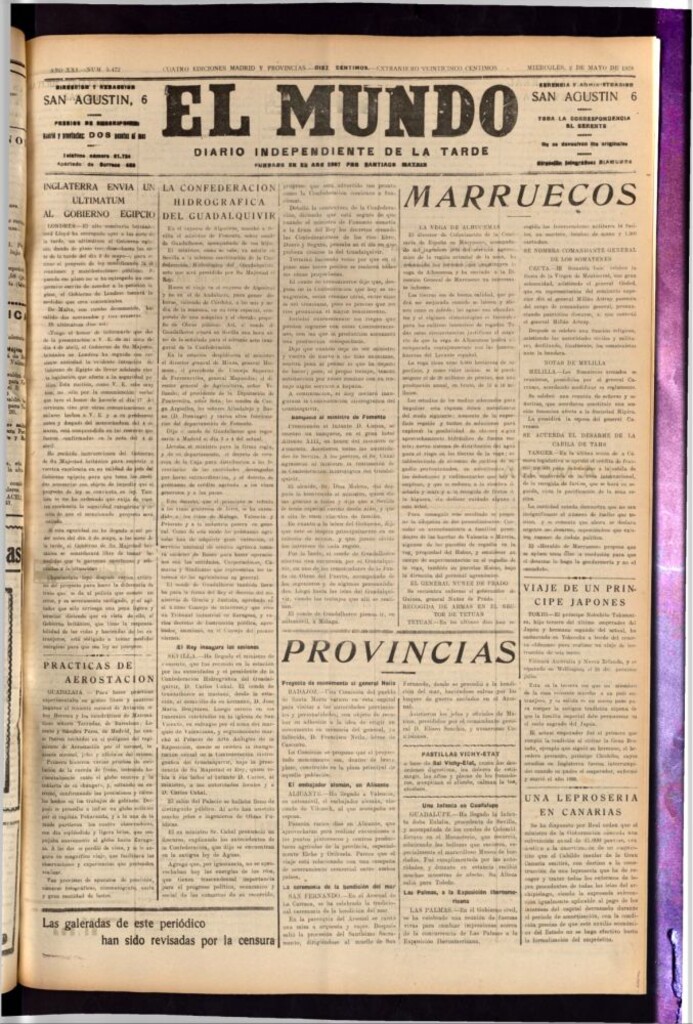 Miniatura de El Mundo del 2 de mayo de 1928