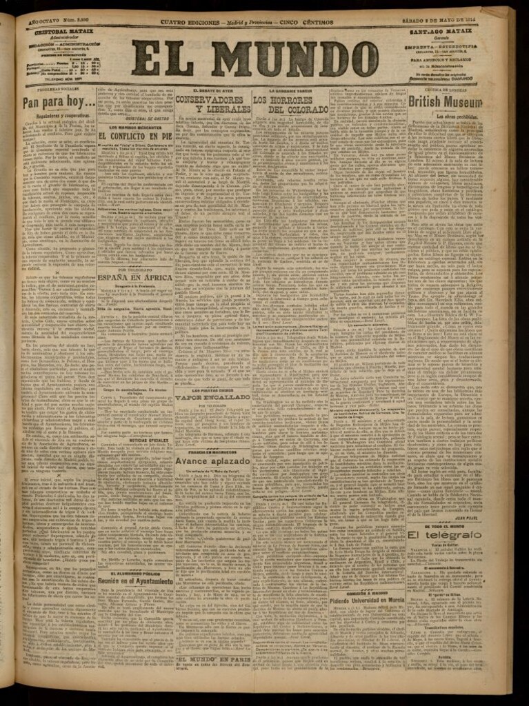 Miniatura de El Mundo del 2 de mayo de 1914