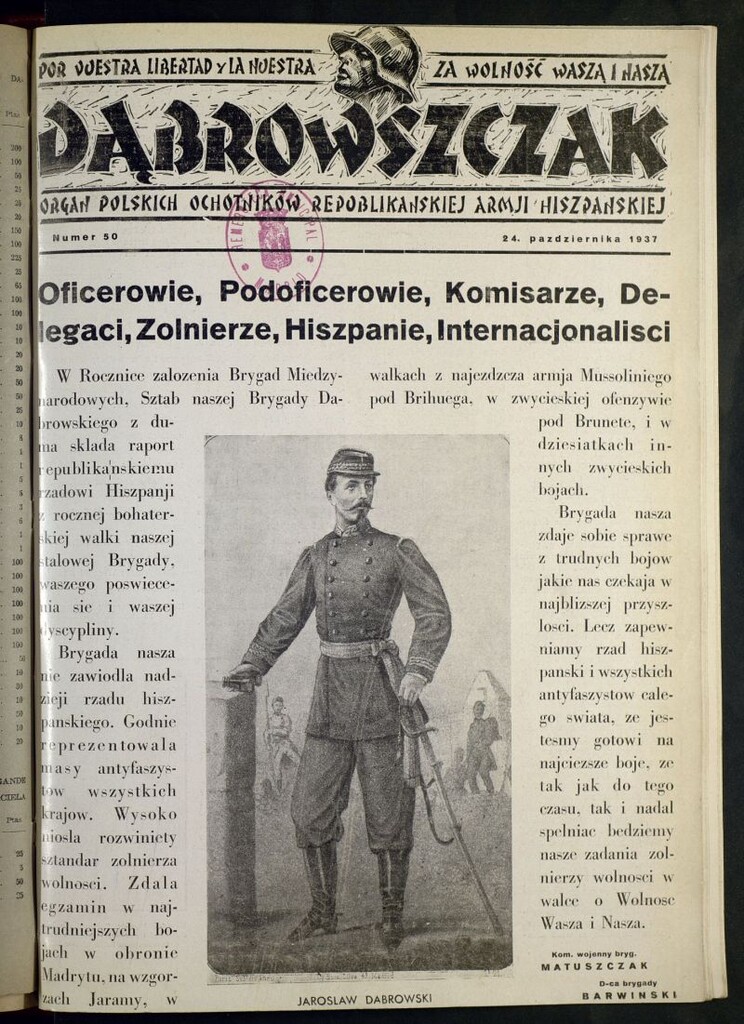 Miniatura de Dabrowszczak, 24 pazdziernika, 1937