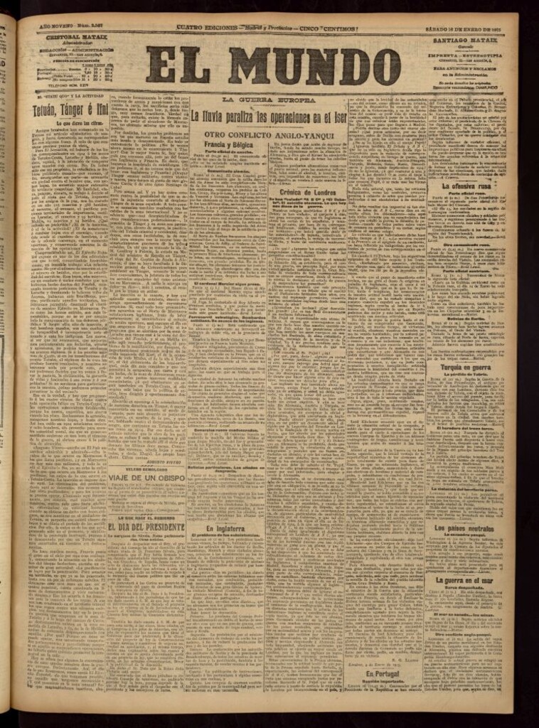 Miniatura de El Mundo del 16 de enero de 1915