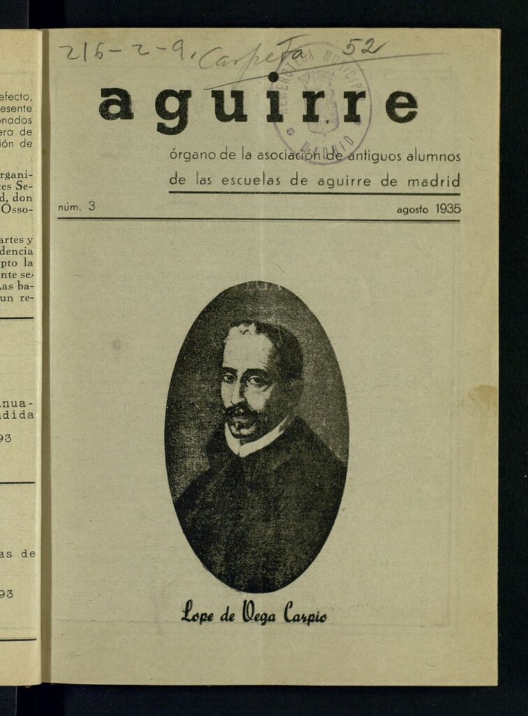 Miniatura de Aguirre de agosto de 1935