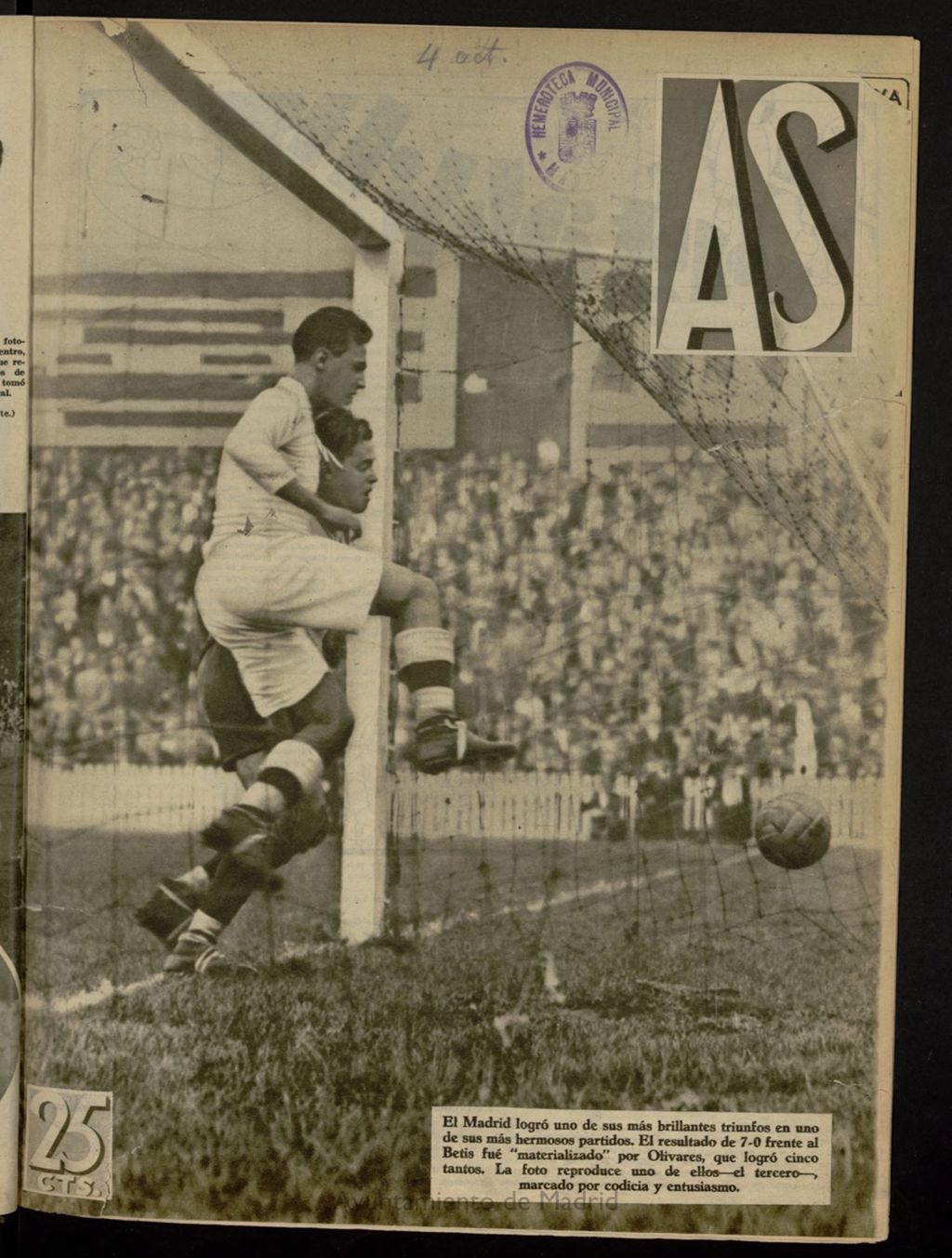 Miniatura de As: revista semanal deportiva del 4 de octubre de 1932