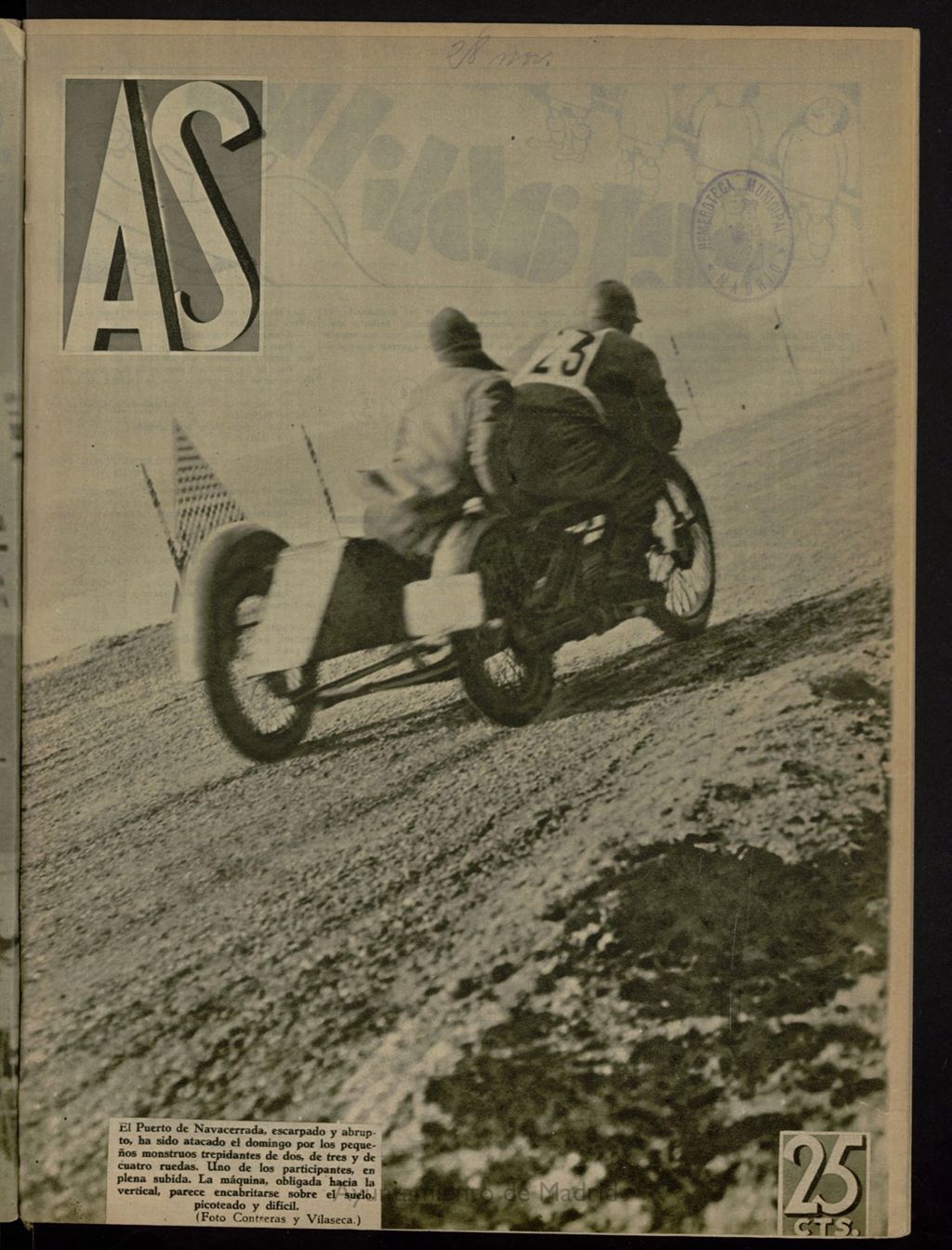 Miniatura de As: revista semanal deportiva del 28 de noviembre de 1932
