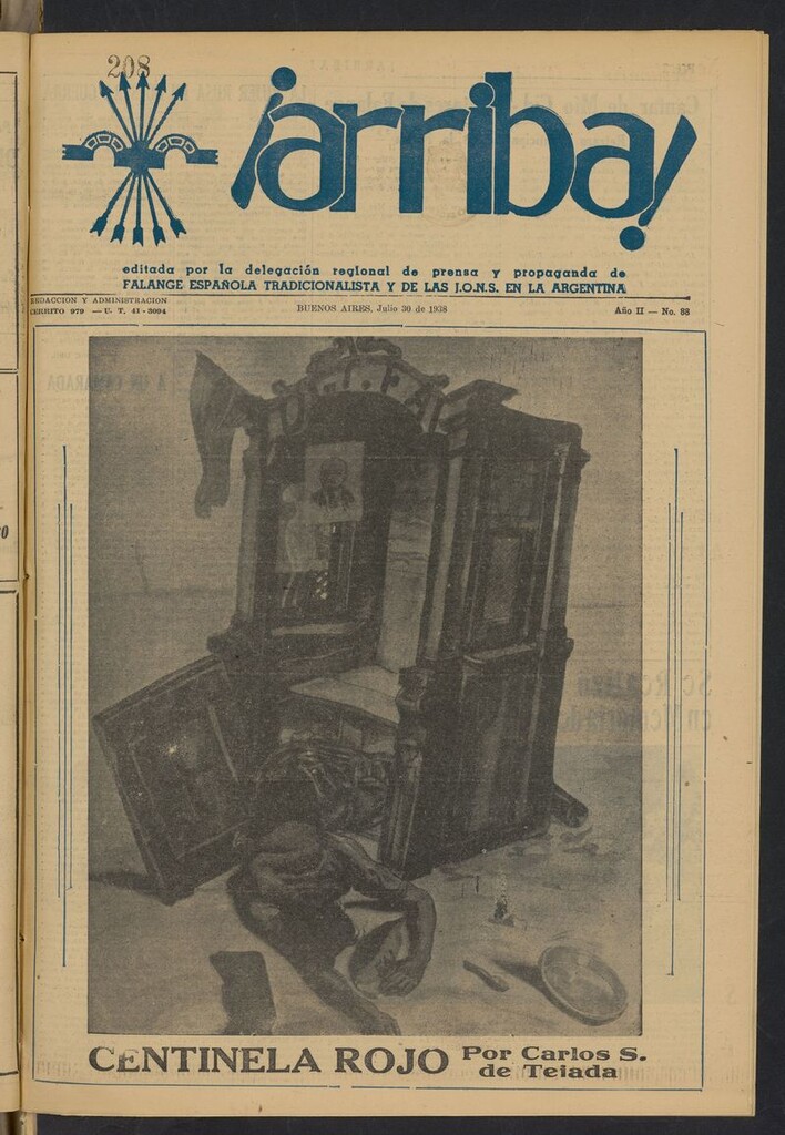 Miniatura de ¡Arriba! (Buenos Aires. 1937) del 30 de julio de 1938