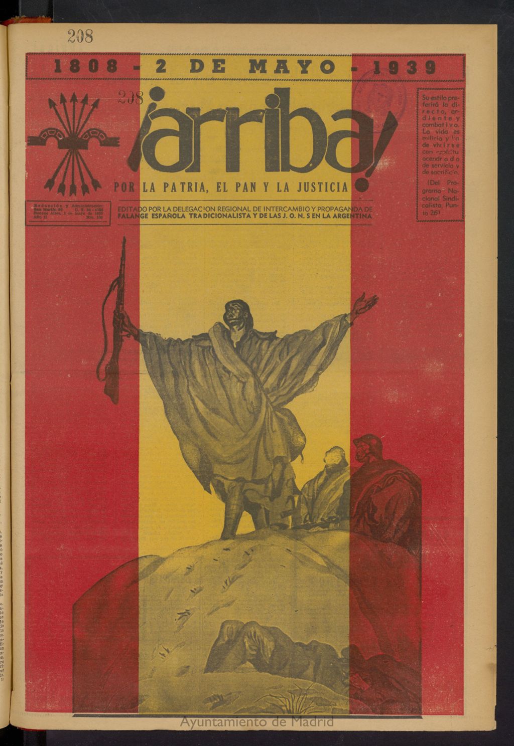 Miniatura de ¡Arriba! (Buenos Aires. 1937) del 2 de mayo de 1939