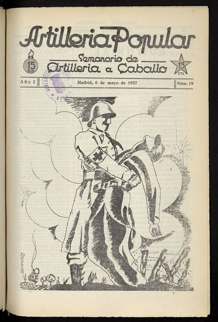 Miniatura de Artilleria Popular del 6 de mayo de 1937