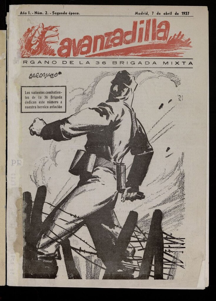 Miniatura de Avanzadilla: Organo de la 36 Brigada Mixta del 7 de abril de 1937