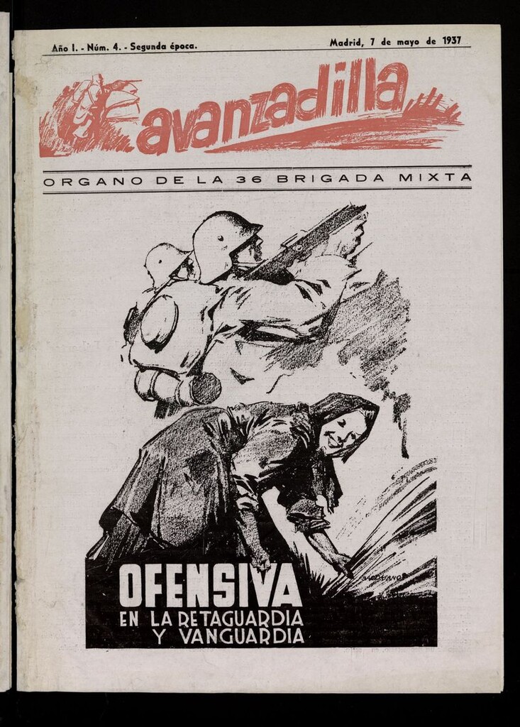 Miniatura de Avanzadilla: Organo de la 36 Brigada Mixta del 7 de mayo de 1937