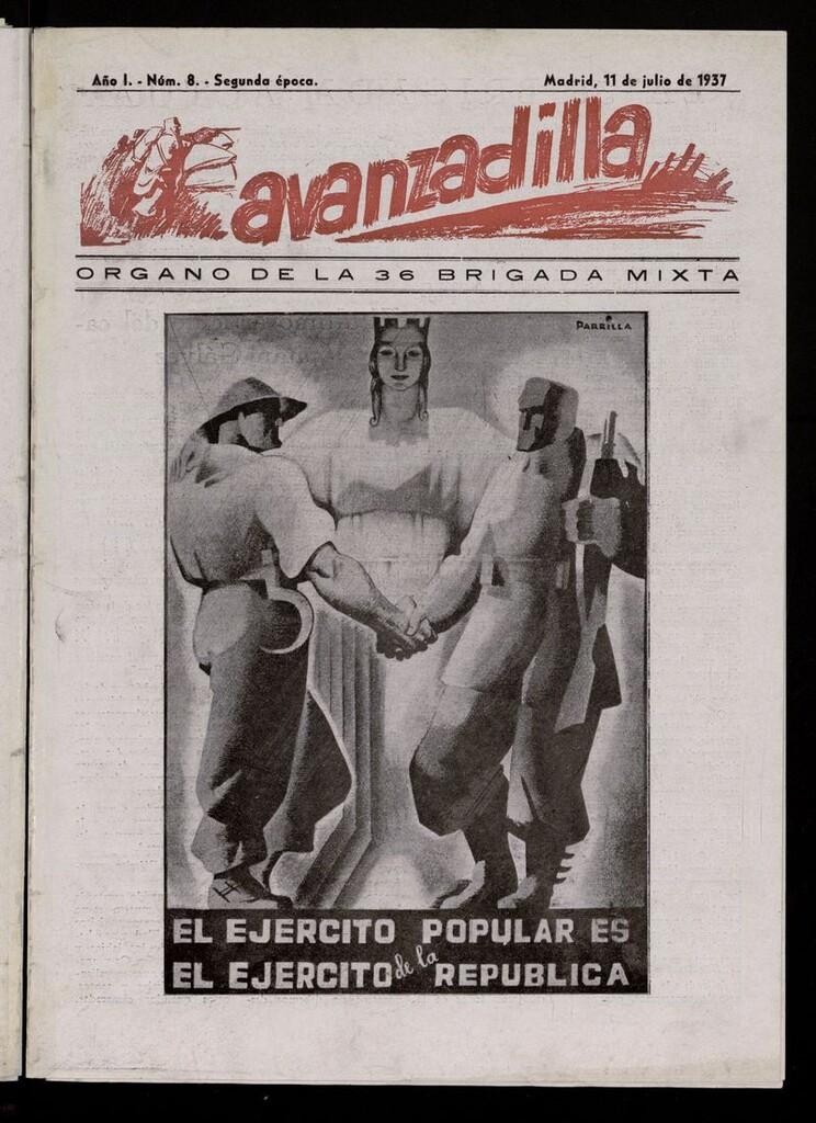 Miniatura de Avanzadilla: Organo de la 36 Brigada Mixta del 11 de julio de 1937