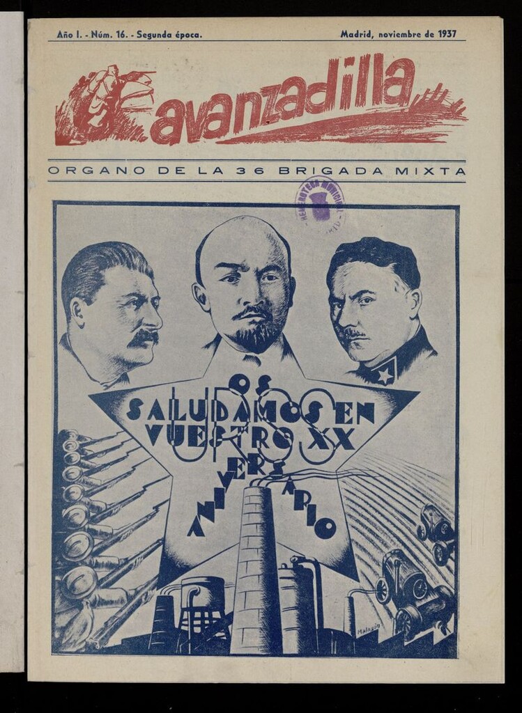 Miniatura de Avanzadilla: Organo de la 36 Brigada Mixta de noviembre de 1937