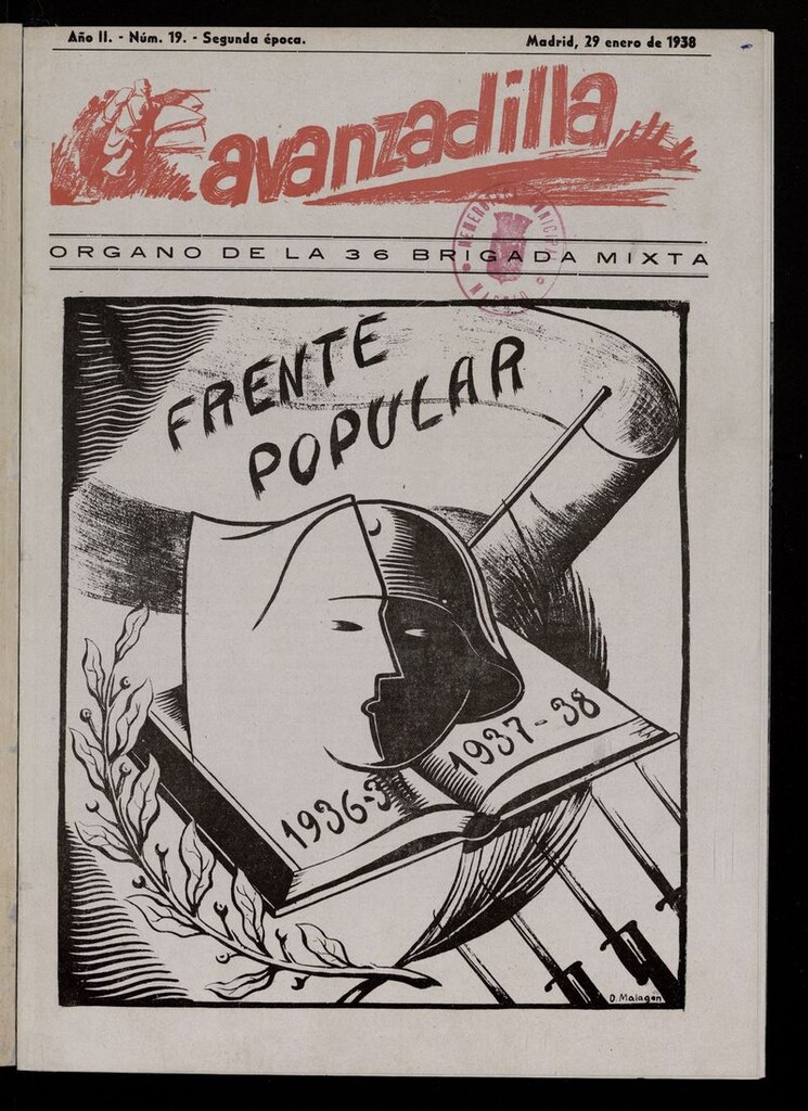 Miniatura de Avanzadilla: Organo de la 36 Brigada Mixta del 29 de enero de 1938
