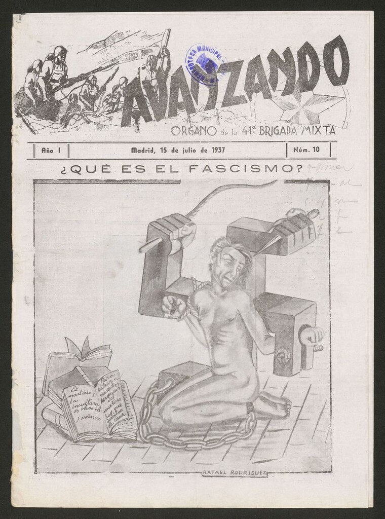 Miniatura de Avanzando: Organo de la 41 Brigada Mixta del 15 de julio de 1937