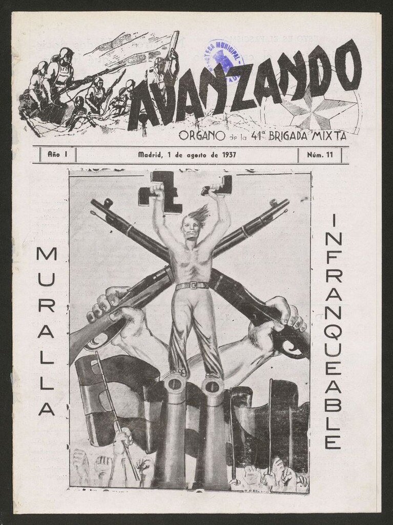 Miniatura de Avanzando: Organo de la 41 Brigada Mixta del 1 de agosto de 1937