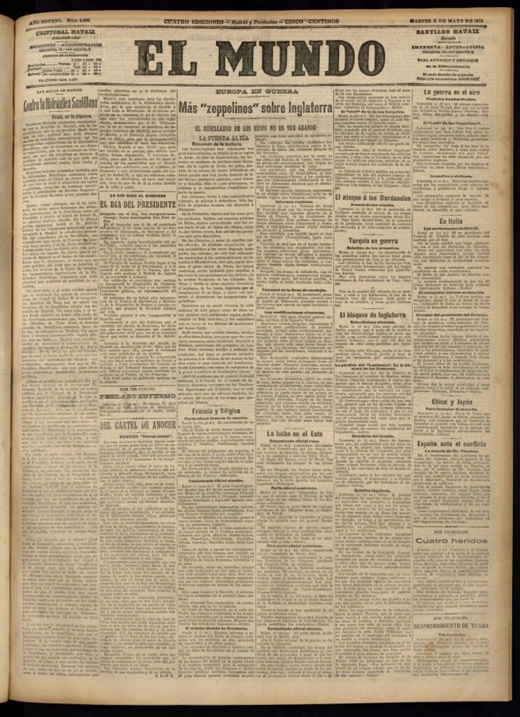 Miniatura de El Mundo del 11 de mayo de 1915
