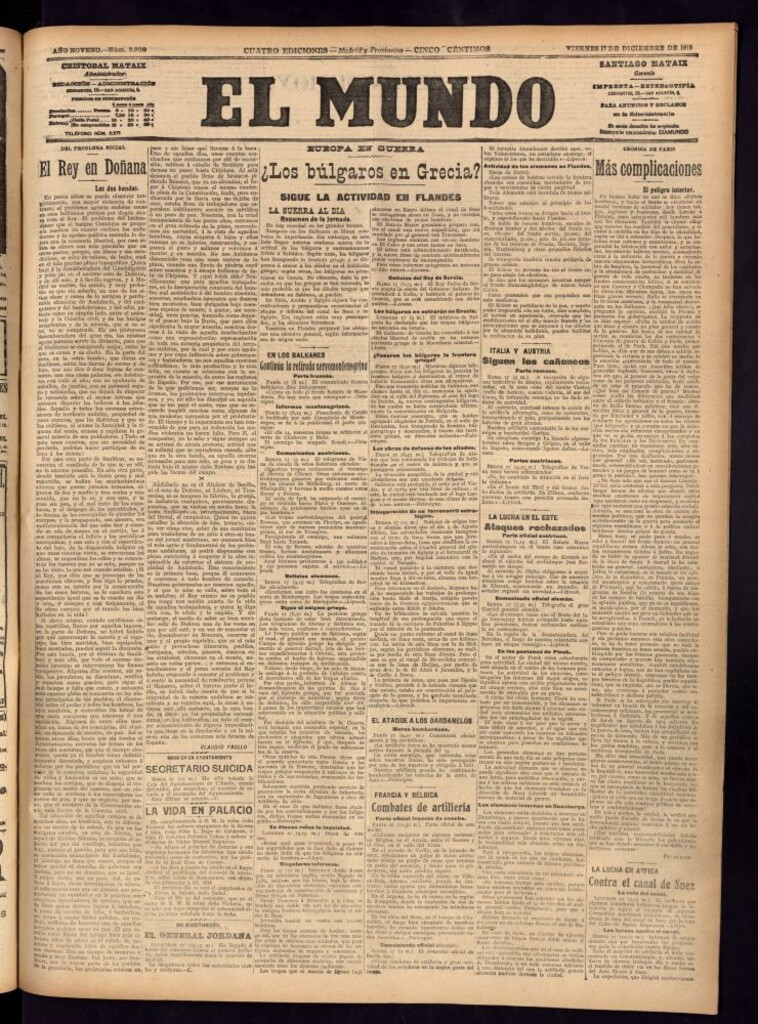 Miniatura de El Mundo del 17 de diciembre de 1915