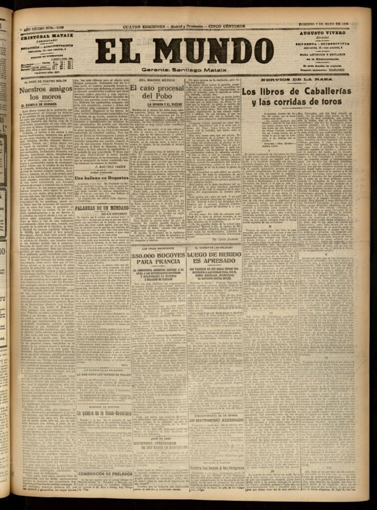 Miniatura de El Mundo del 7 de mayo de 1916