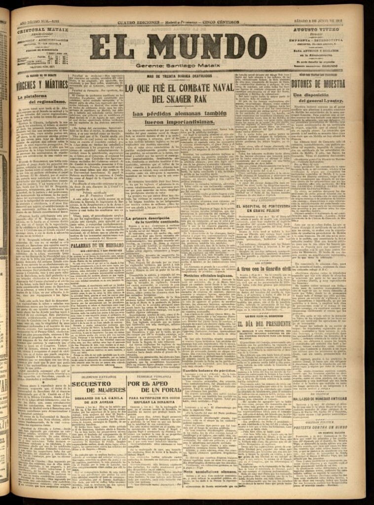 Miniatura de El Mundo del 3 de junio de 1916