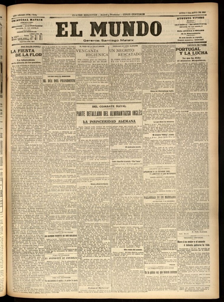 Miniatura de El Mundo del 5 de junio de 1916