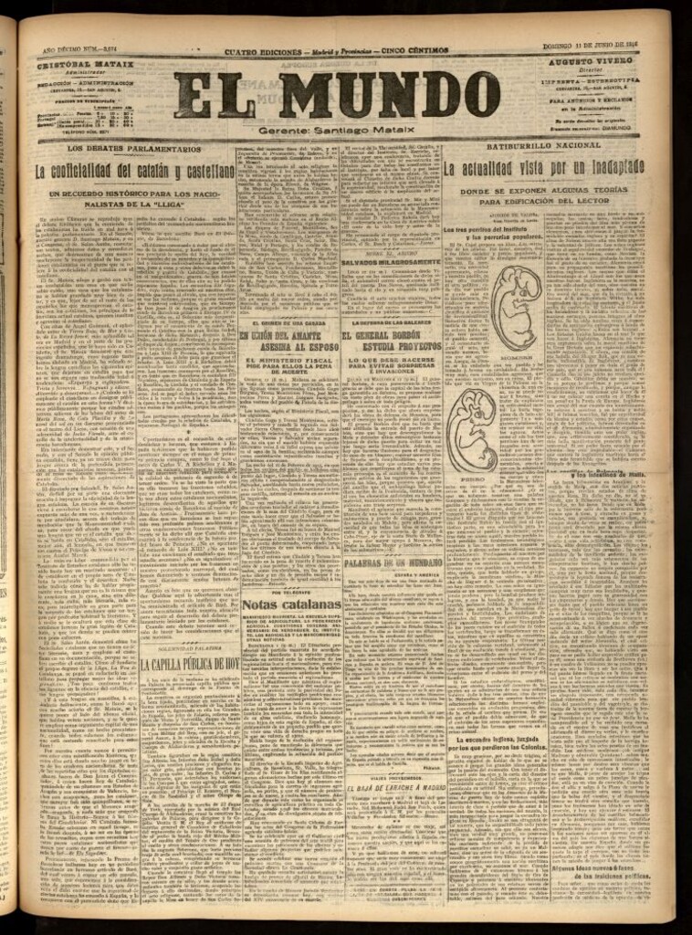 Miniatura de El Mundo del 11 de junio de 1916