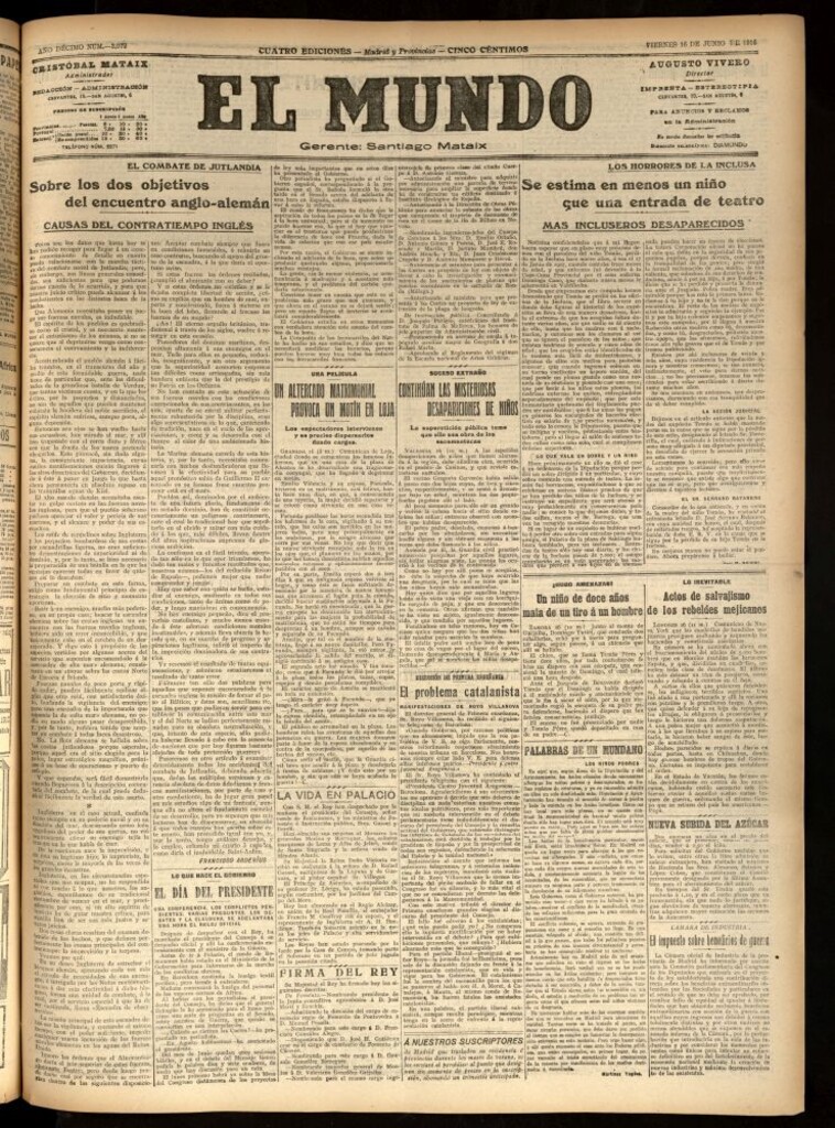 Miniatura de El Mundo del 16 de junio de 1916