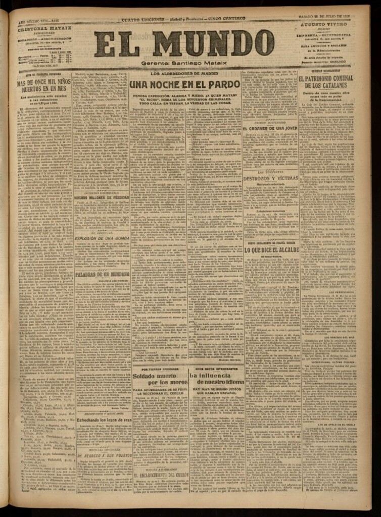 Miniatura de El Mundo del 22 de julio de 1916