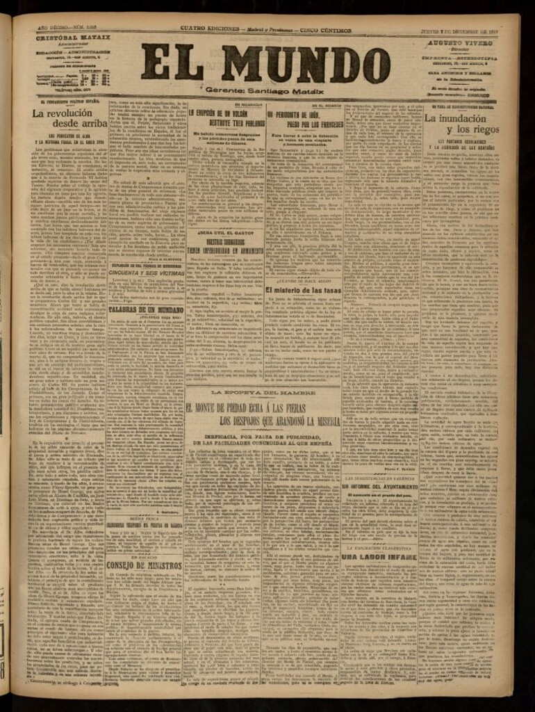 Miniatura de El Mundo del 7 de diciembre de 1916