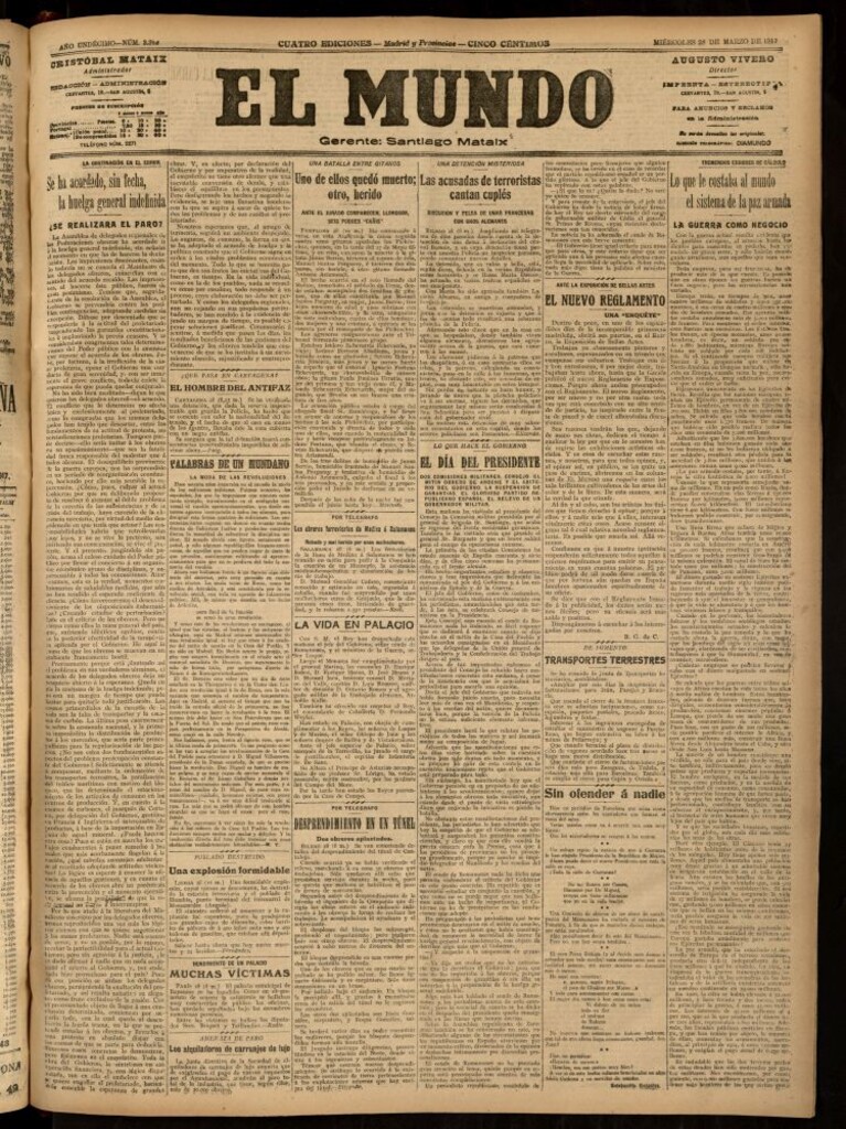 Miniatura de El Mundo del 28 de marzo de 1917