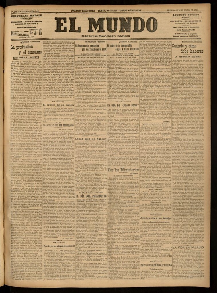 Miniatura de El Mundo del 2 de mayo de 1917