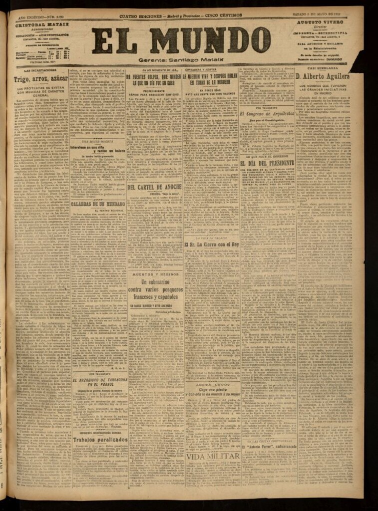 Miniatura de El Mundo del 5 de mayo de 1917