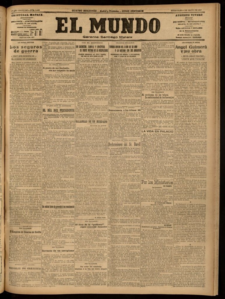 Miniatura de El Mundo del 9 de mayo de 1917