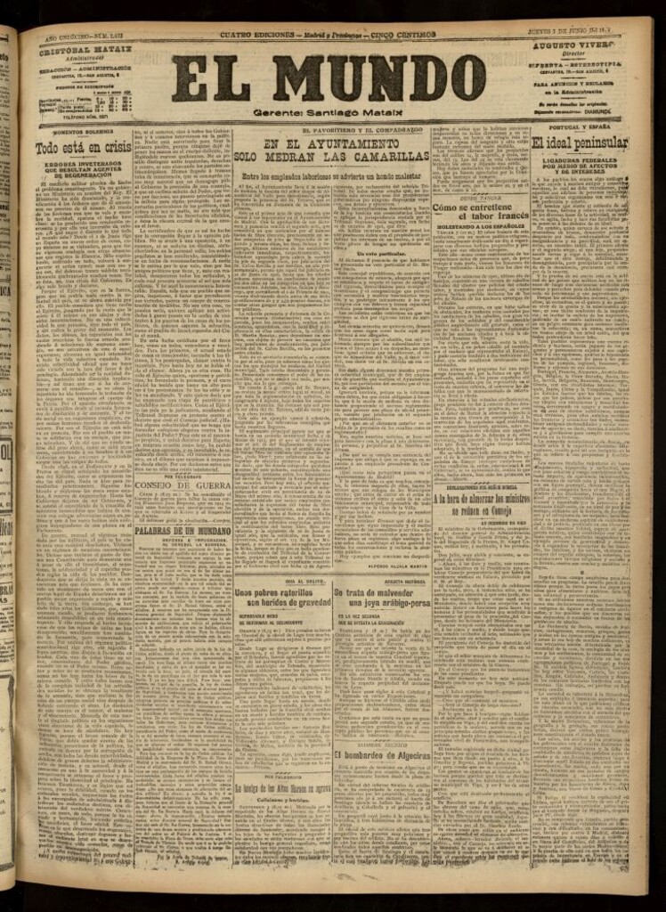 Miniatura de El Mundo del 7 de junio de 1917