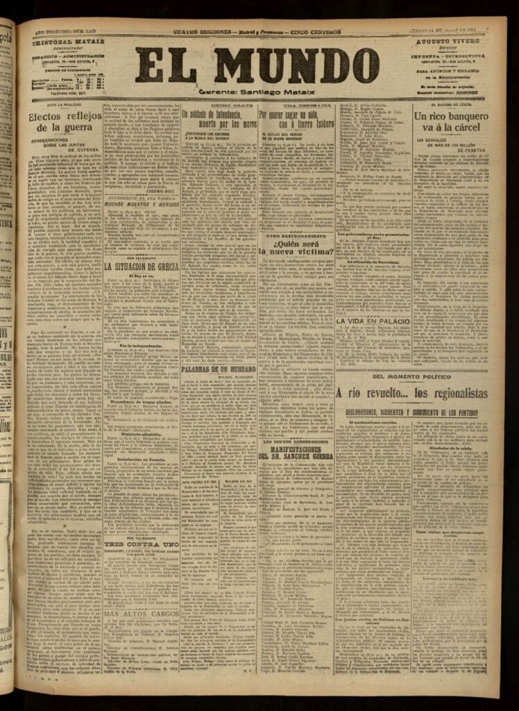 Miniatura de El Mundo del 14 de junio de 1917