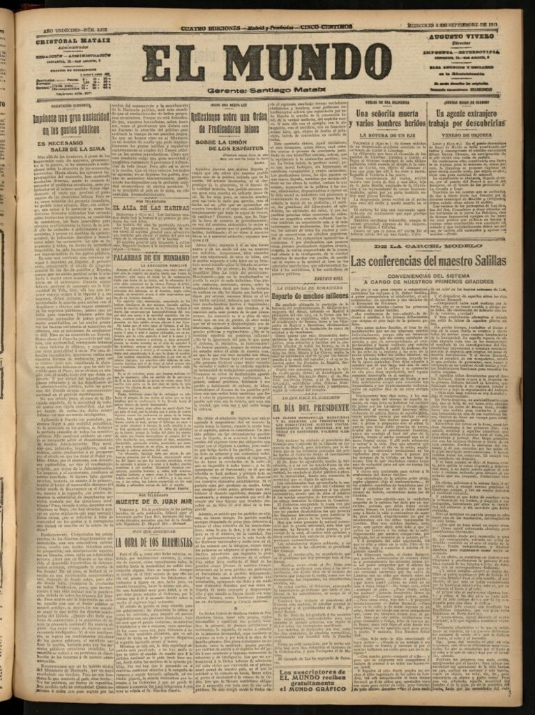 Miniatura de El Mundo del 5 de septiembre de 1917
