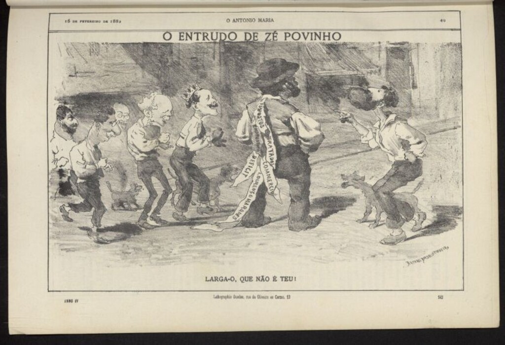 Miniatura de O António Maria del 16 de febrero de 1882, nº 142