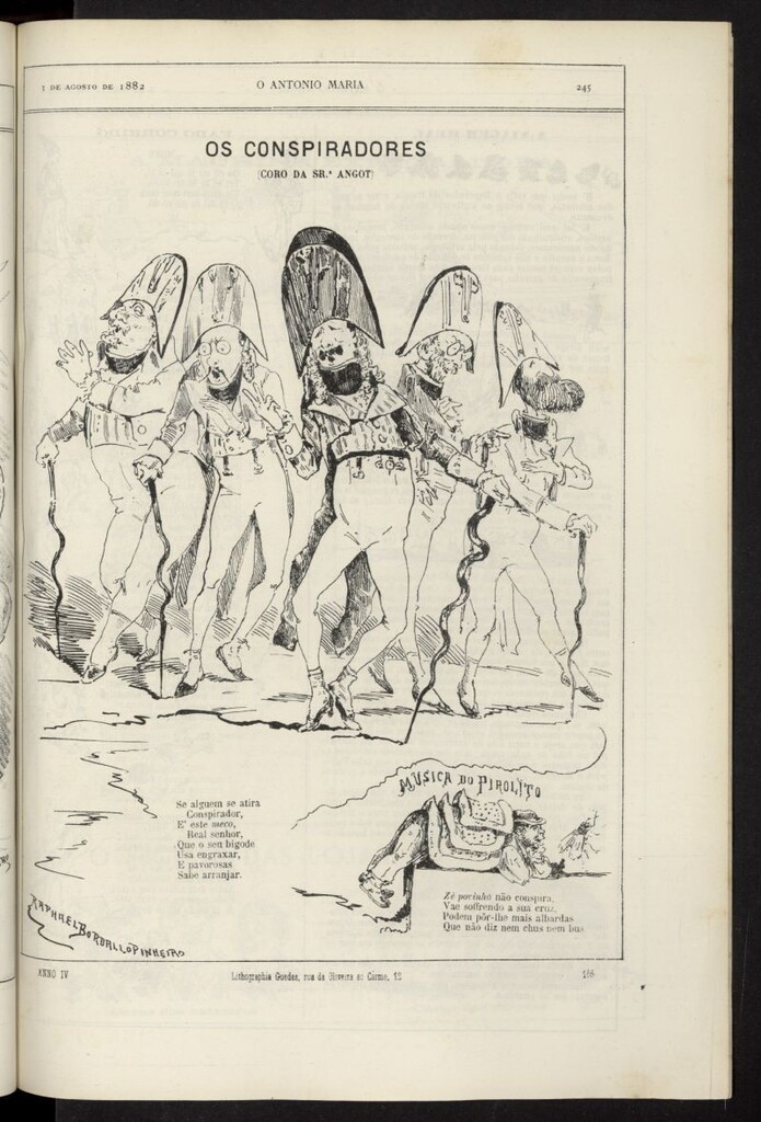 Miniatura de O António Maria del 3 de agosto de 1882, nº 166