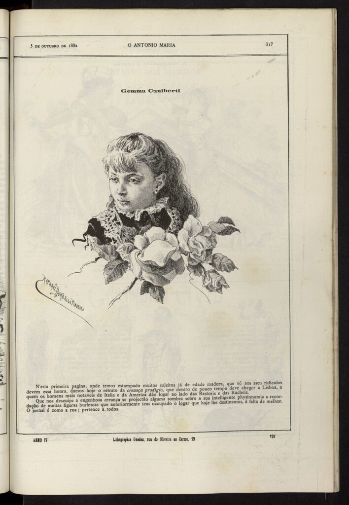 Miniatura de O António Maria del 5 de octubre de 1882, nº 175