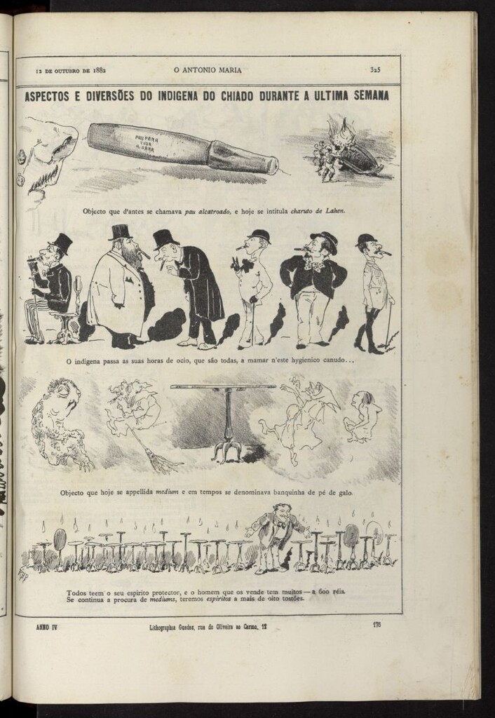 Miniatura de O António Maria del 12 de octubre de 1882, nº 176