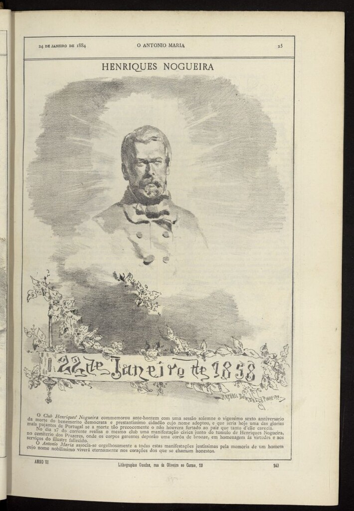 Miniatura de O António Maria del 24 de enero de 1884, nº 243