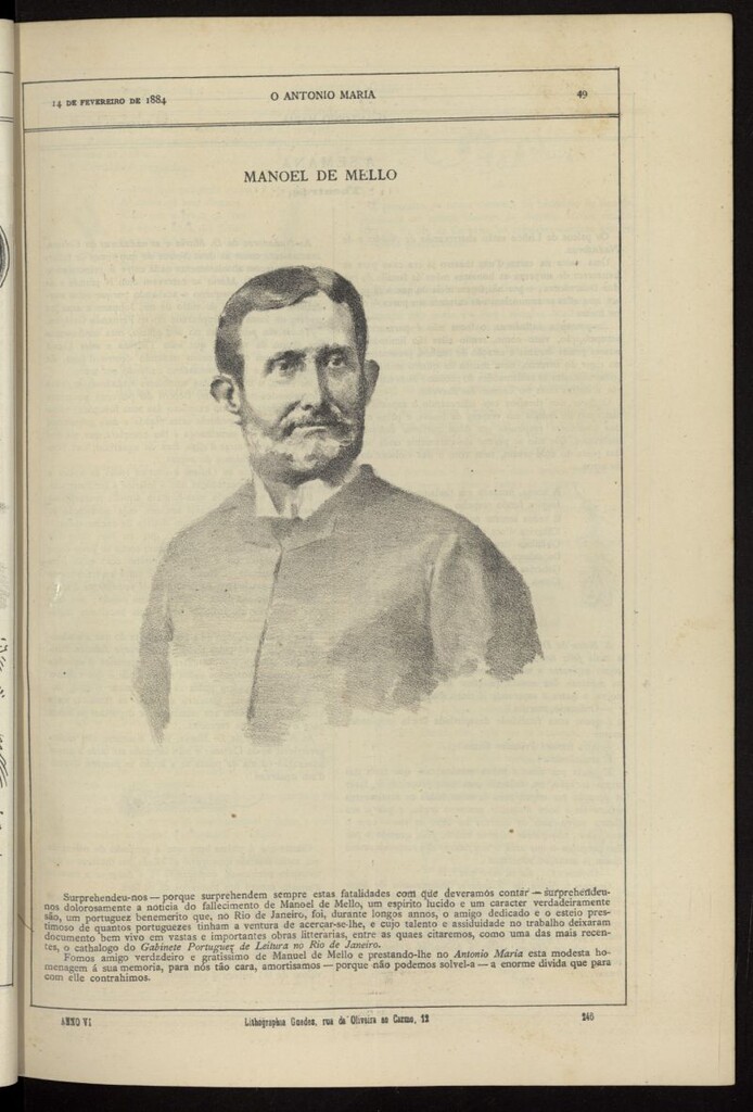 Miniatura de O António Maria del 14 de febrero de 1884, nº 246